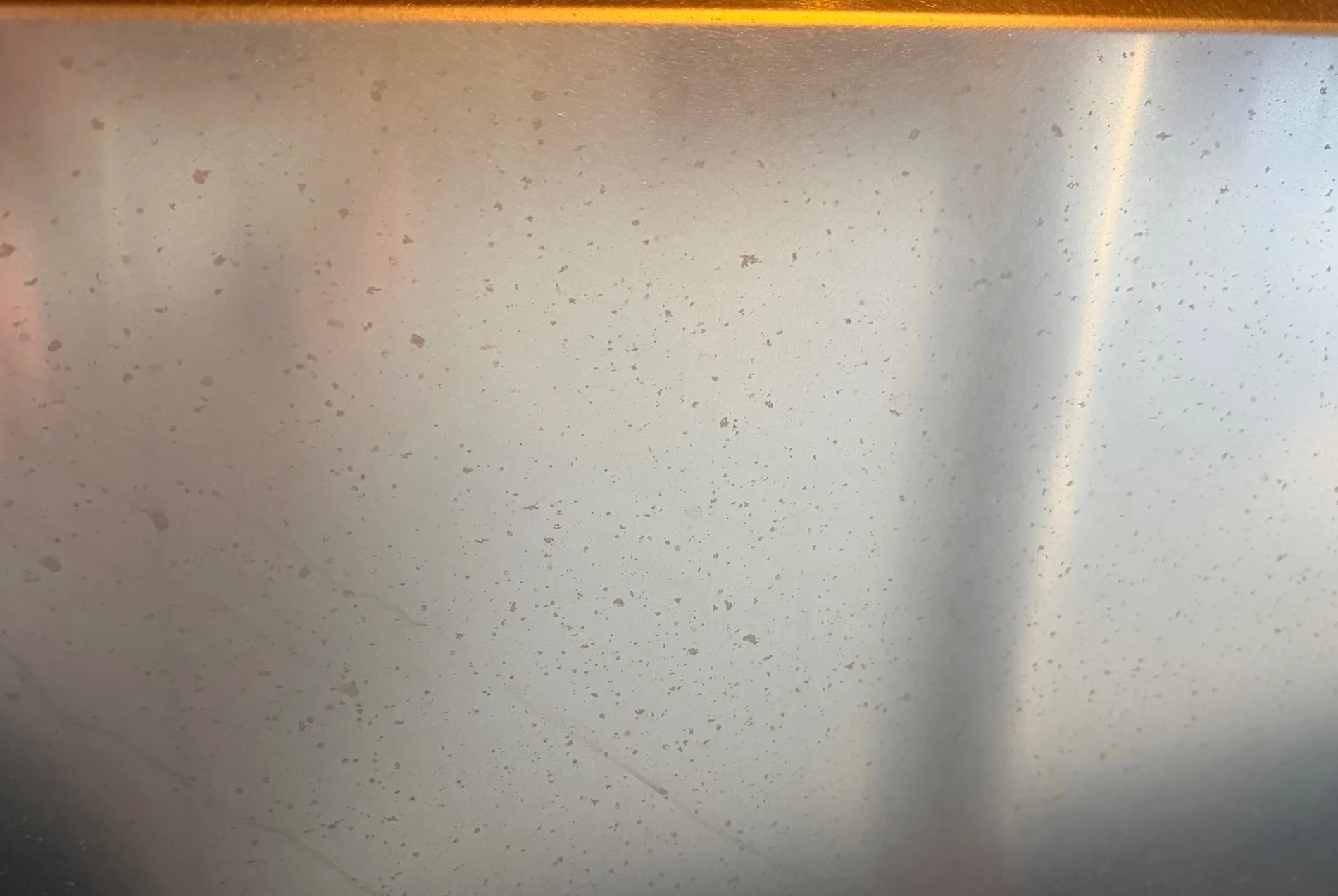 Tesla Cybertruck CyberSpots - spots on stainless steel IMG_3212