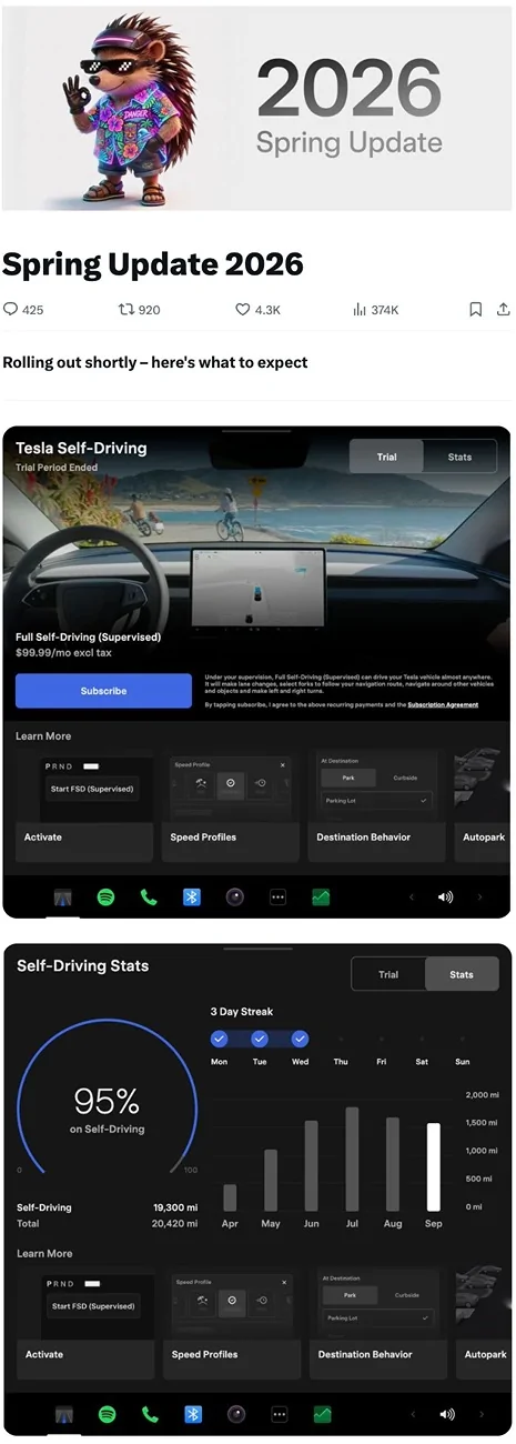 Tesla Cybertruck 2026 Spring Software Update has arrived - New Features: Screenshot 2026-04-13 at 2.25.52 PM