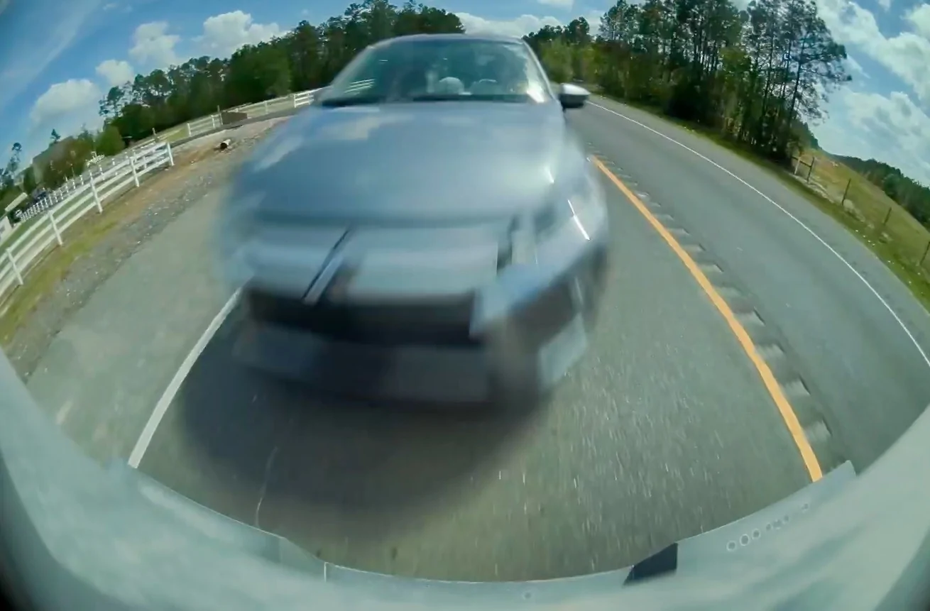 Tesla Cybertruck Rear Ended (55MPH to 60MPH) - FSD Started Turning Wheel Prior to First Collision to Prevent a Second Collision 1776182179895-ym