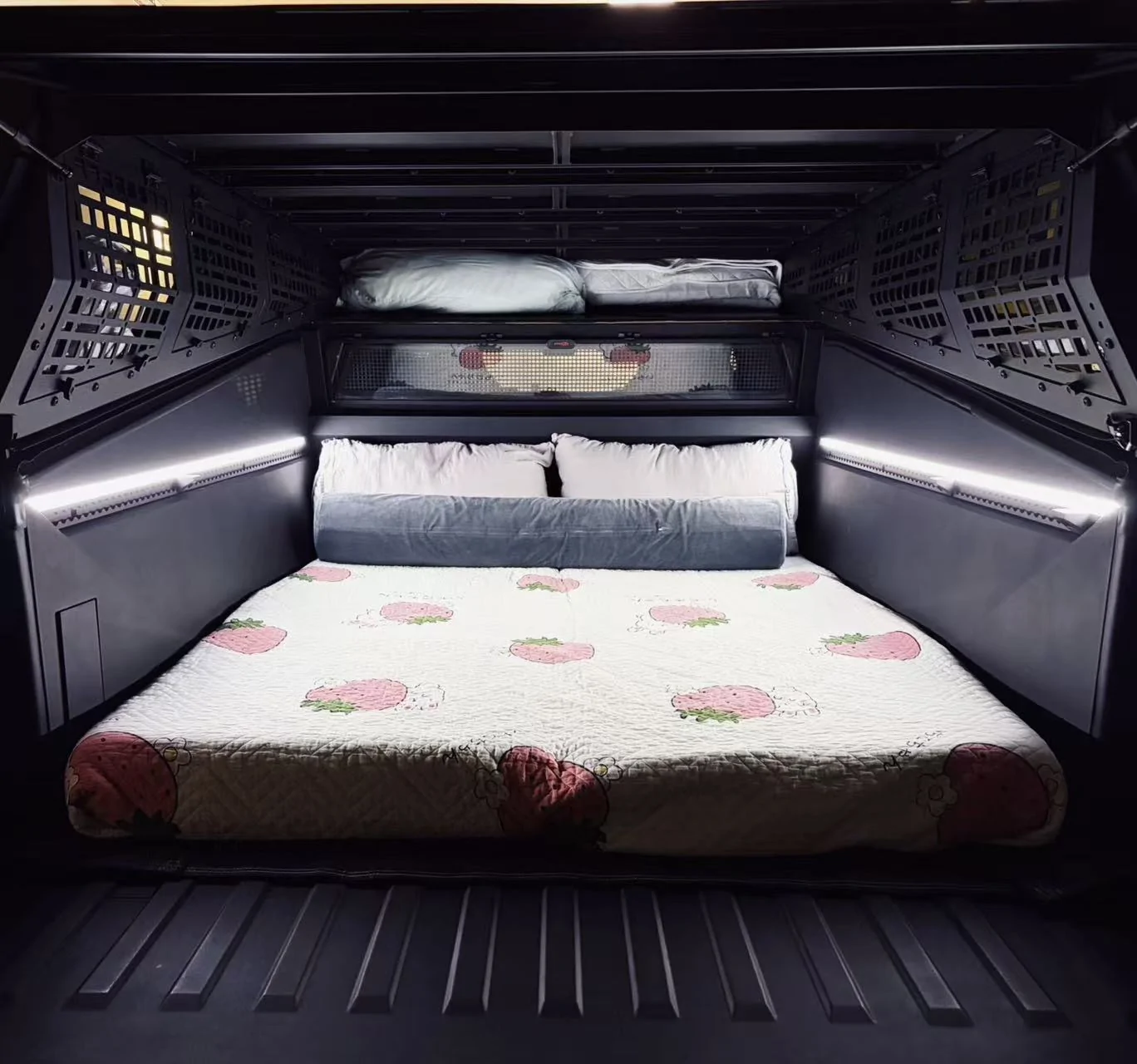 Tesla Cybertruck Urander Bed Cap Ideas & Setups 156