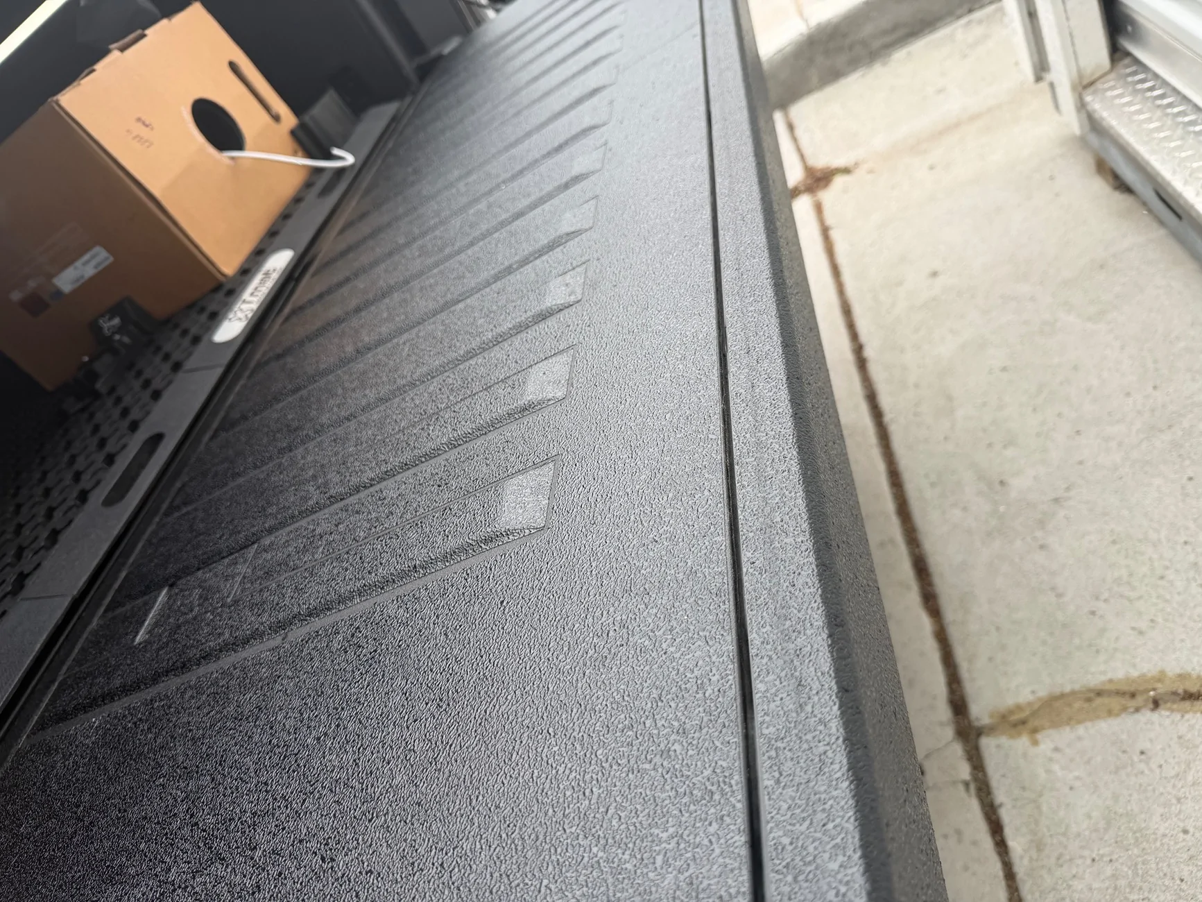Tesla Cybertruck Xpel Armor installed on front bumper IMG_1073
