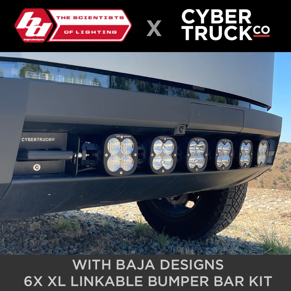Tesla Cybertruck Wolfstorm front bumper installed 1776290175319-vj