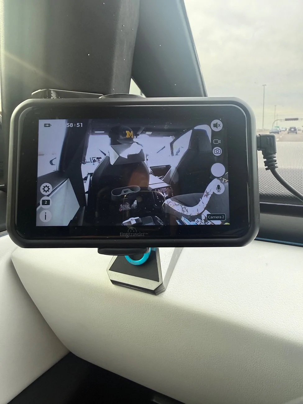 Tesla Cybertruck Phone Mount - zFold Phone IMG_2993