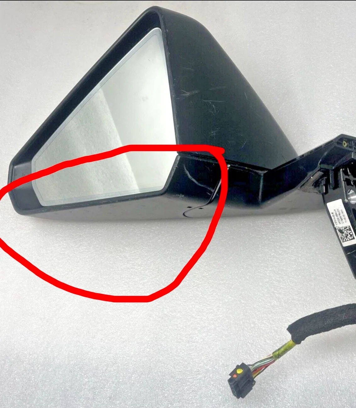 Tesla Cybertruck Help Finding Part to Replace Broken Side Mirror Housing IMG_7157