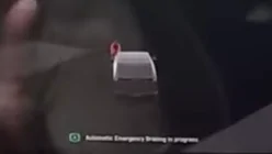 Tesla Cybertruck Cybertruck - Not proud, but thankful. Safety features protect bicyclist from my blind. Screenshot 2026-04-18 at 12.28.57 PM