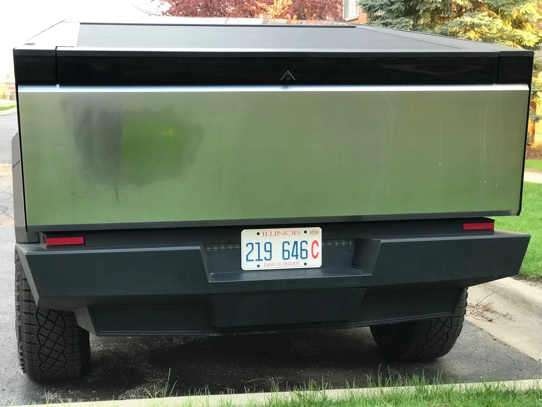 Tesla Cybertruck Magnetic sticker damage - how to restore stainless steel finish? IMG_6841