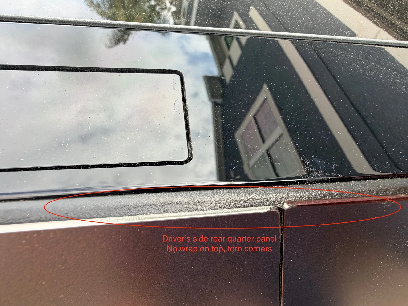 Tesla Cybertruck New PPF Wrap, is this to be expected? IMG_0896