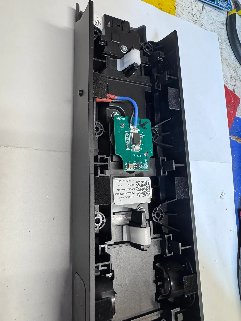 Tesla Cybertruck A Discrete Permanent Garage Door Remote install DIY tempImageIo3s6
