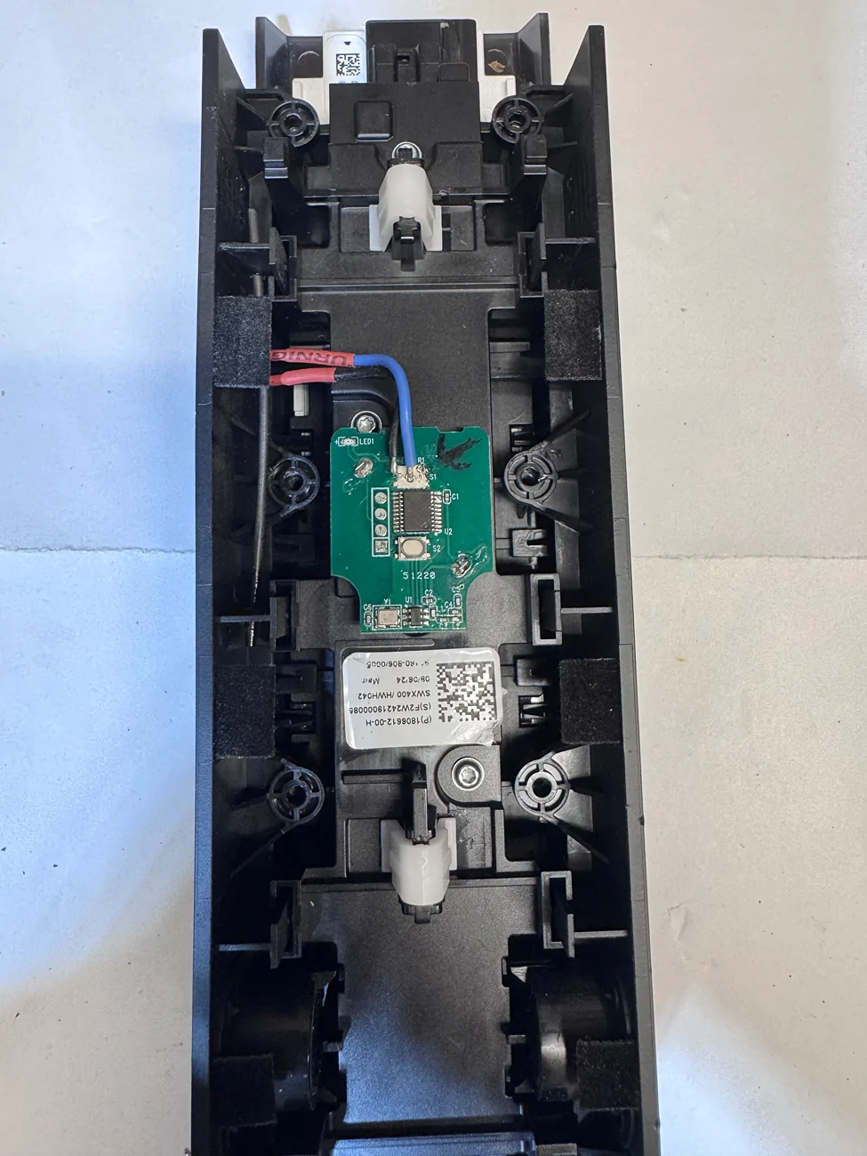Tesla Cybertruck A Discrete Permanent Garage Door Remote install DIY tempImagefyhGD8