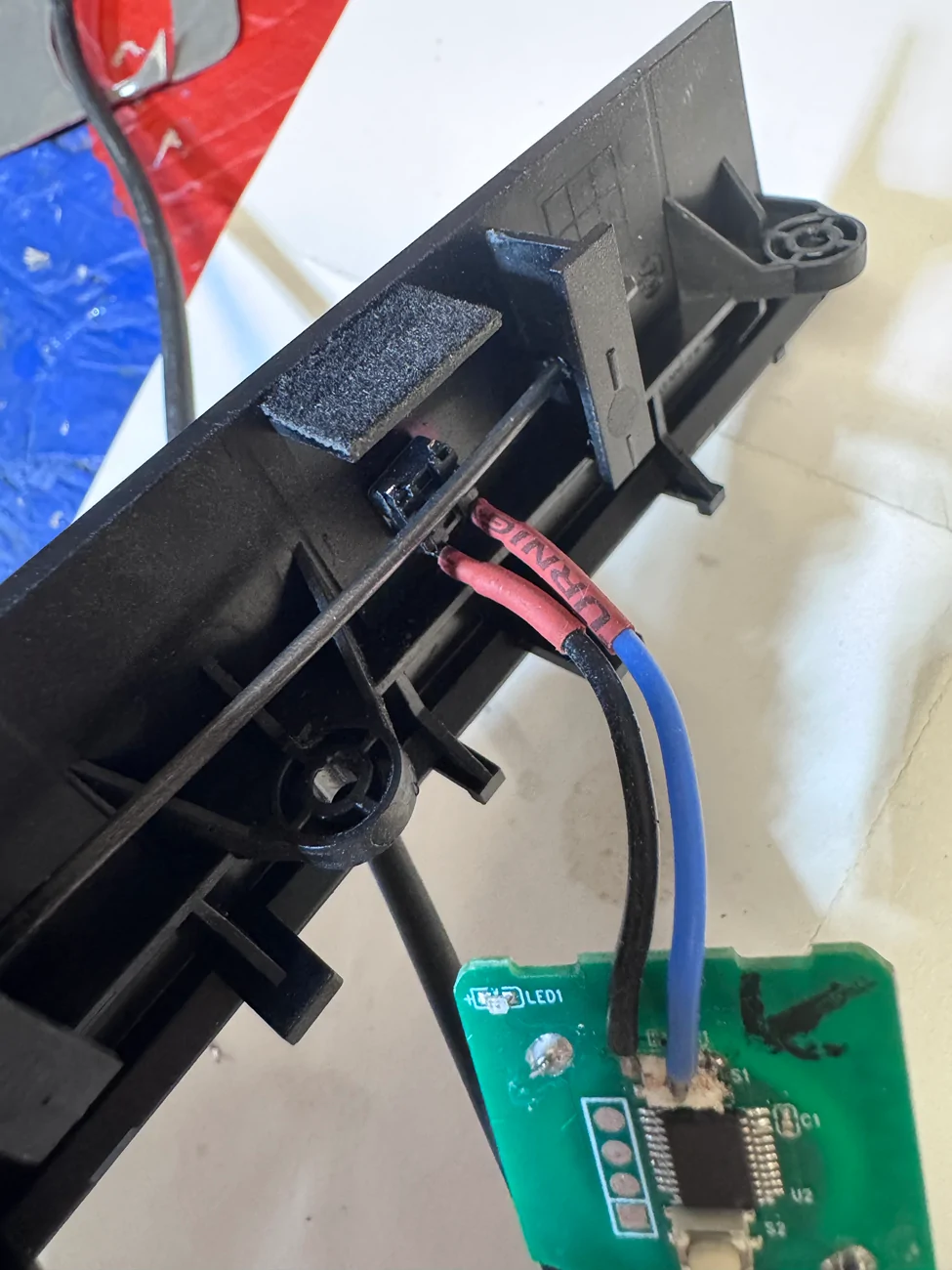 Tesla Cybertruck A Discrete Permanent Garage Door Remote install DIY tempImagehZs0Vg
