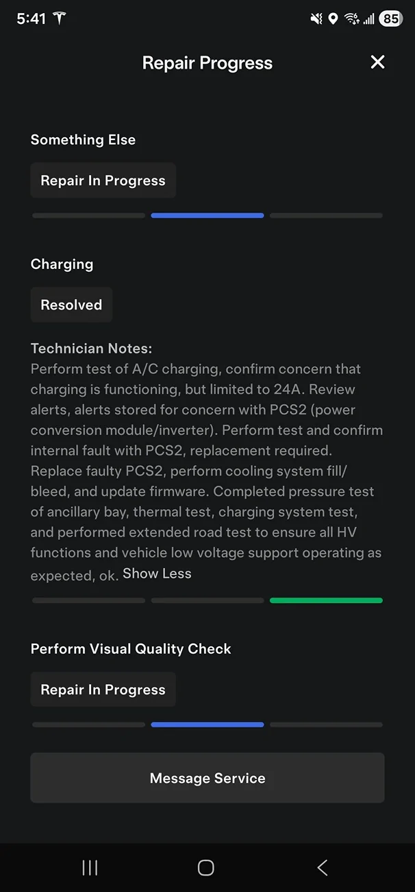 Tesla Cybertruck Yes - another PCS Post (early indicators?) Screenshot_20260420_174152_Tesla