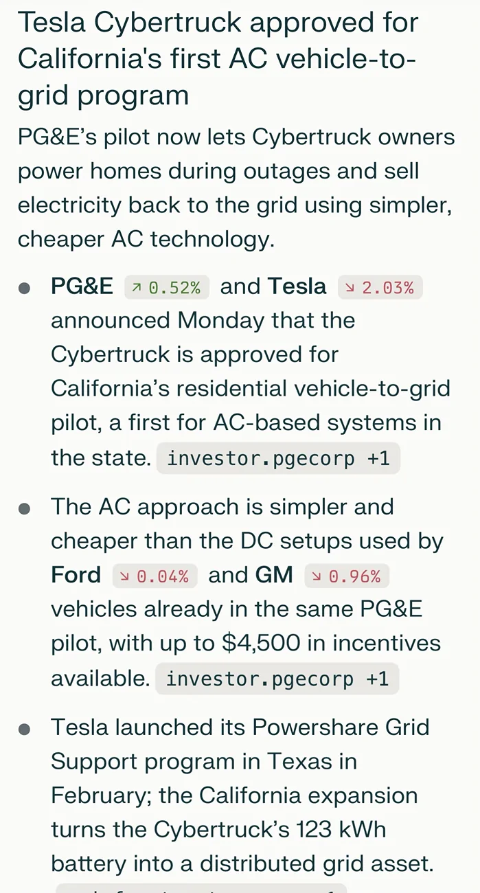 Tesla Cybertruck Vehicle-to-Grid finally! Cybertruck approved for residential V2G program with PG&E (California)! IMG_8760
