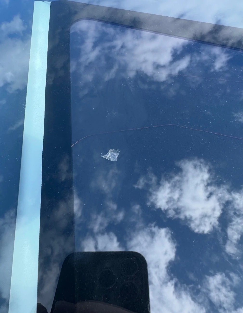 Tesla Cybertruck [Help] Debris trapped inside interior camera housing - FSD unavailable IMG_1793