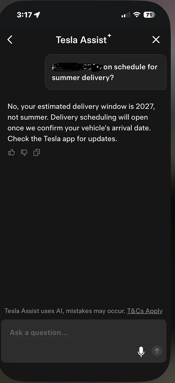 Tesla Cybertruck Base AWD CT availability IMG_0288