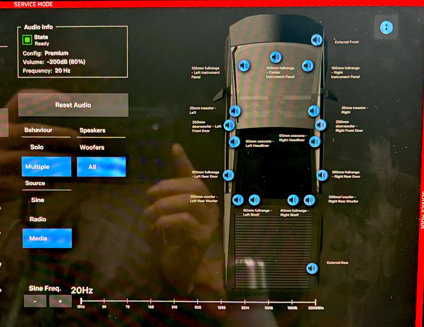 Tesla Cybertruck Active Road Noise Reduction (Active Noise Cancellation (ANC)) Now Available on Cybertruck! IMG_4048