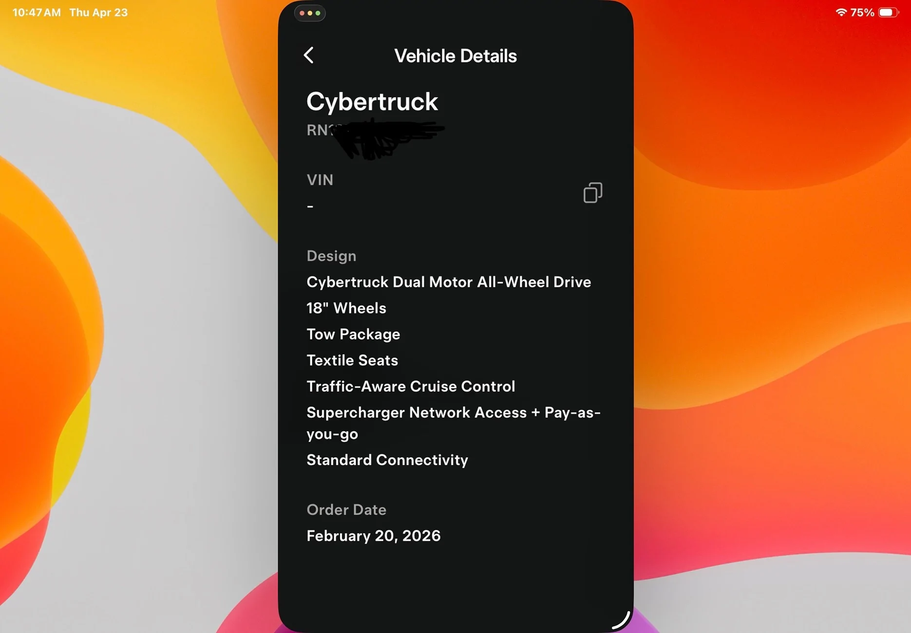 Tesla Cybertruck Base AWD CT availability IMG_2792