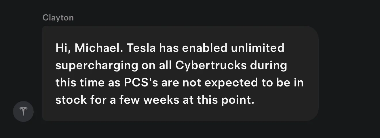 Tesla Cybertruck Dreaded PCS Failure IMG_0866
