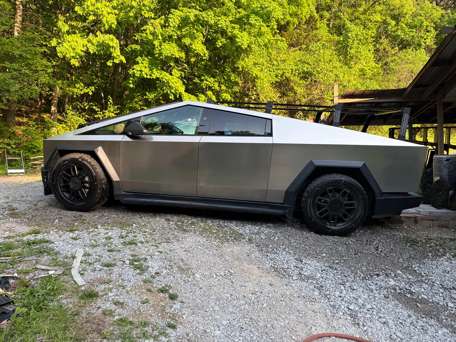 Tesla Cybertruck Will the Cyber Wheel Cover fit on these Wheels / Pirelli Scorpion tires? IMG_2955