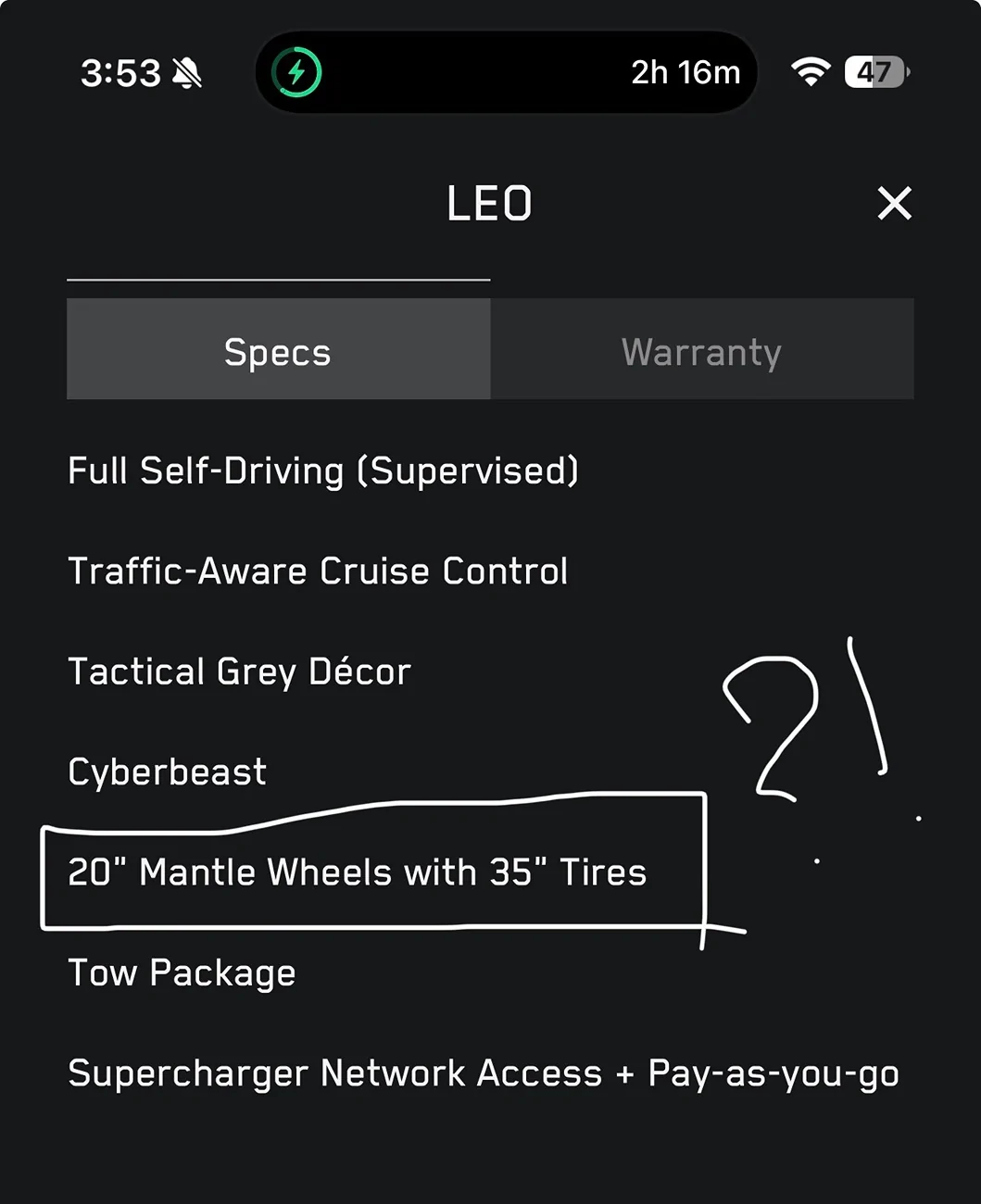 Tesla Cybertruck “Cyber Wheels” are now “Mantle Wheels” huh? IMG_3168