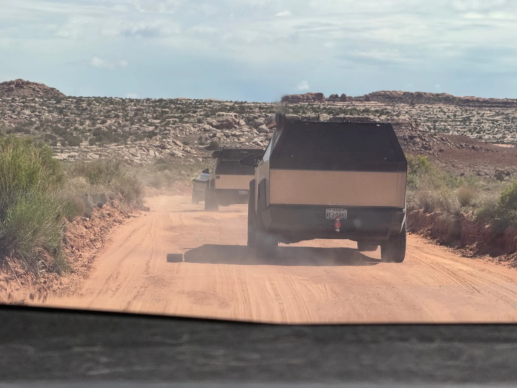 Tesla Cybertruck Urander x DECKED in Moab with CyberTrex Events IMG_6692