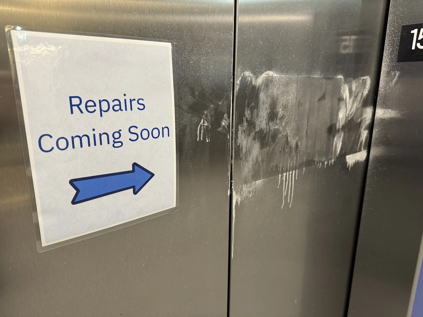 Tesla Cybertruck Magnetic sticker damage - how to restore stainless steel finish? IMG_2073