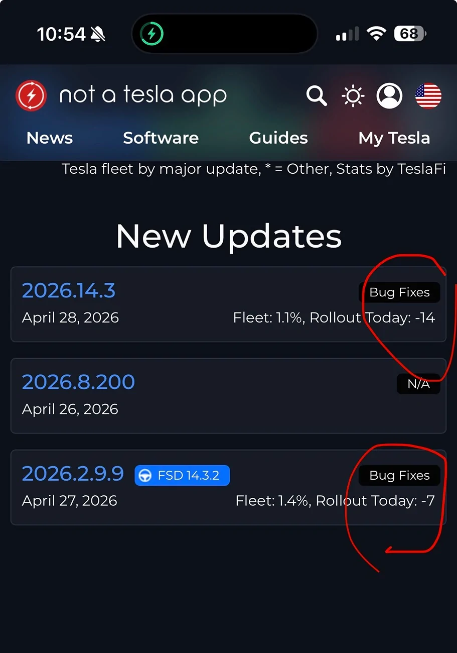 Tesla Cybertruck FSD v14.3.2 just dropped with 2026.2.9.9 update IMG_3191