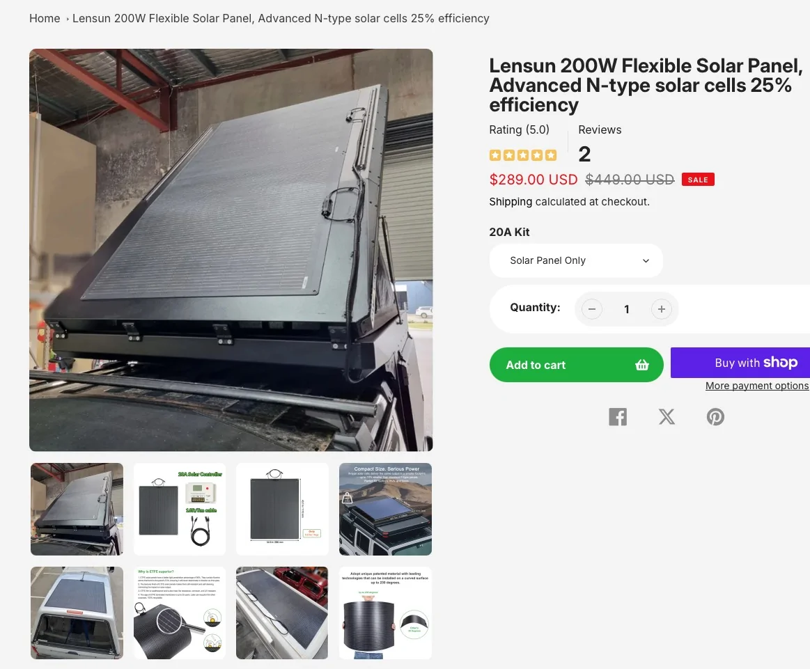 Tesla Cybertruck Anyone actually seen a Gosun or Cybertruckco rear solar panel in person ? by default 2026-04-28 at 9.09.57 PM