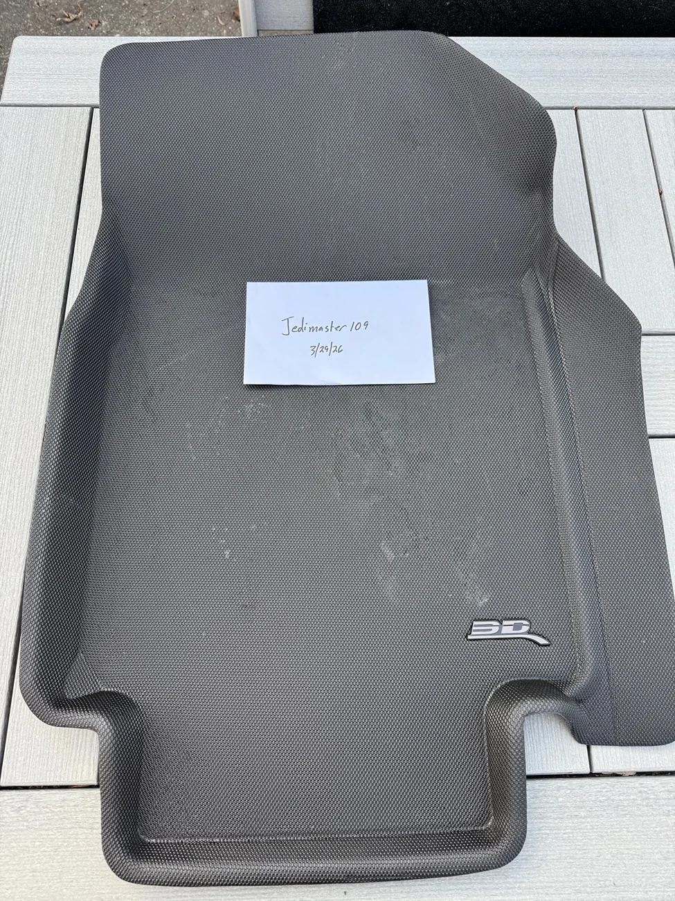 Tesla Cybertruck 3D Max Spider Floor Mats COMPLETE SET IMG_5023