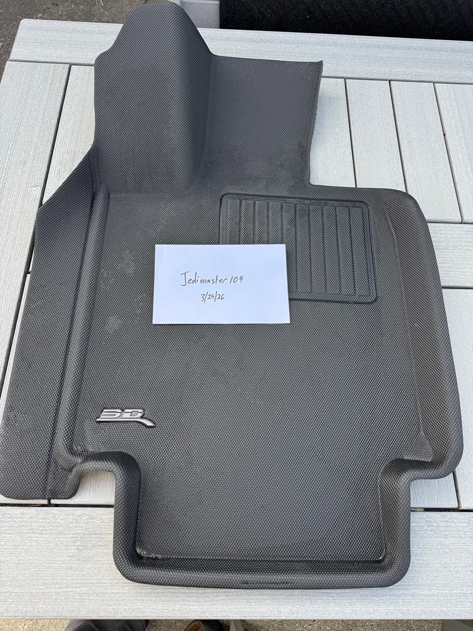 Tesla Cybertruck 3D Max Spider Floor Mats COMPLETE SET IMG_5025