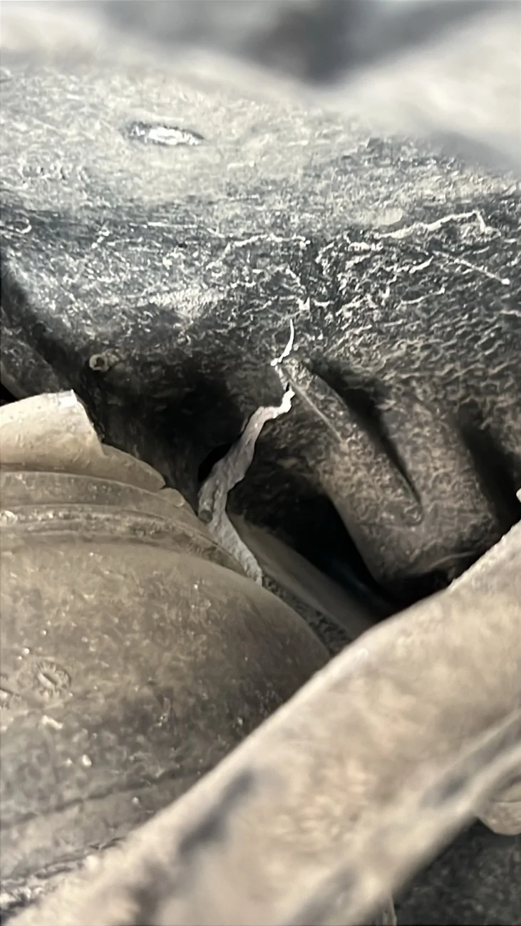 Tesla Cybertruck Got in a crash, giga cast fractured (video) IMG_9563