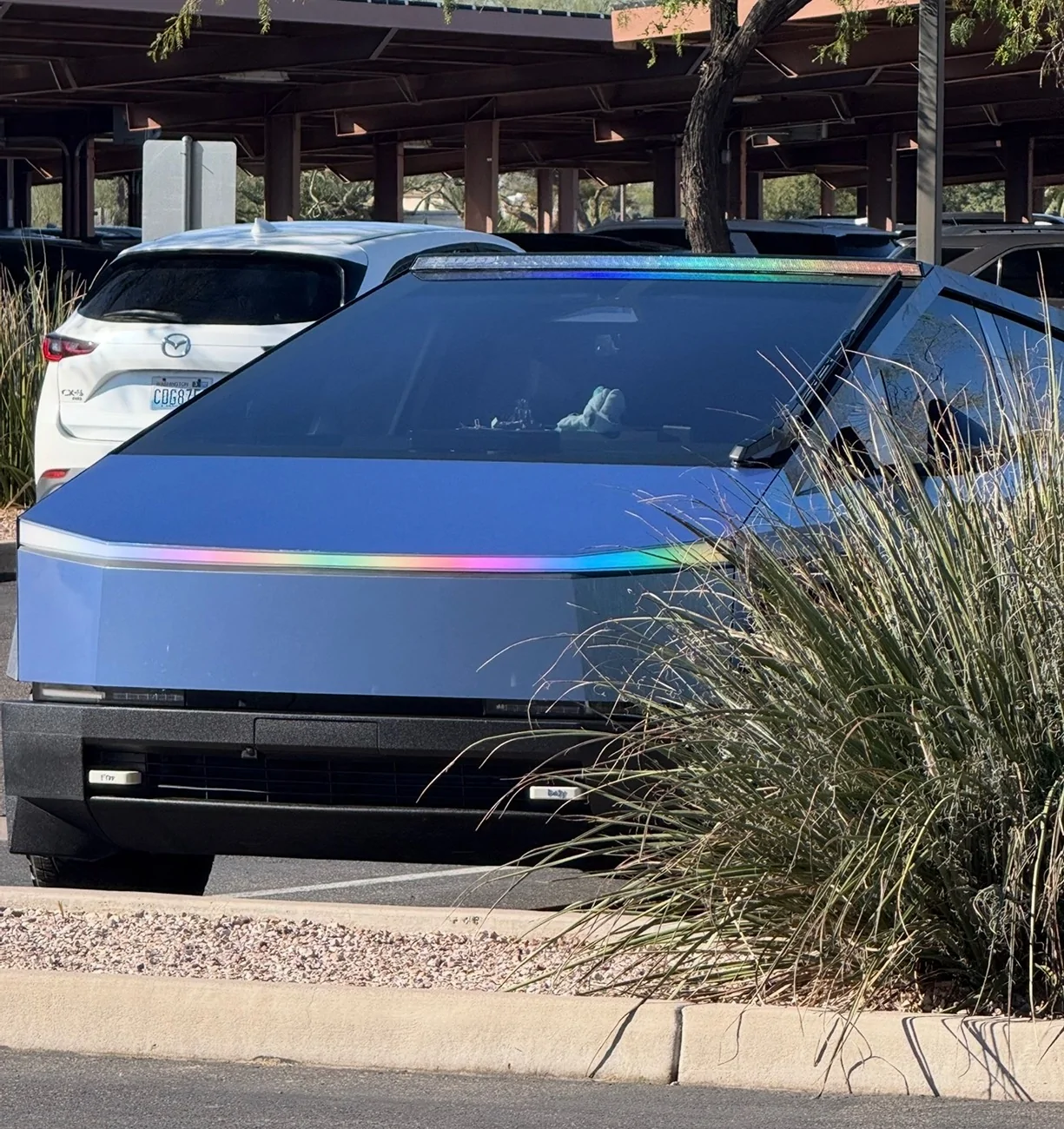 Tesla Cybertruck Boring light vs SW nemesis vs CyberGlow DRL IMG_3606
