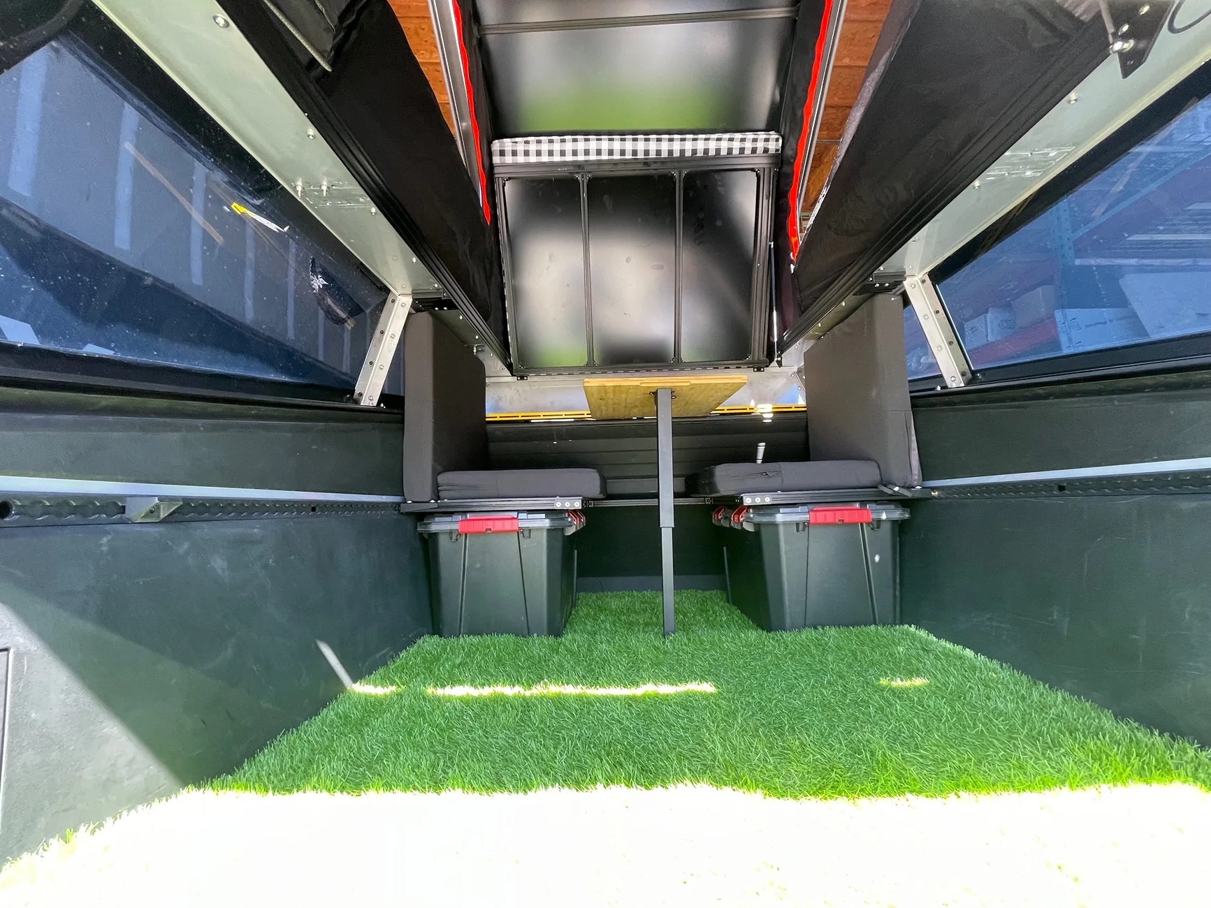 Tesla Cybertruck Rear Seat Air Matresss vs Cybertent vs CyberCamper IMG_0341