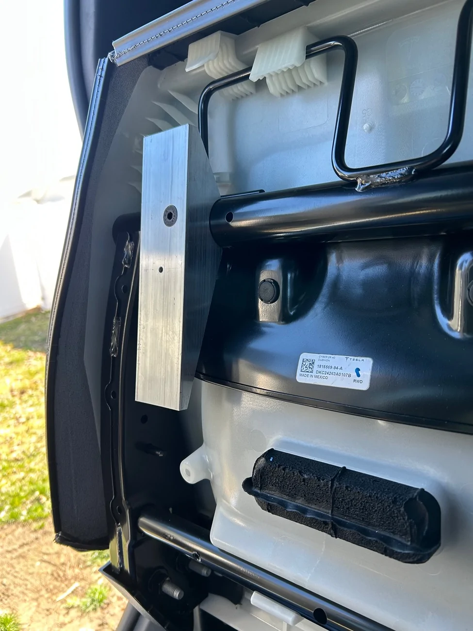 Tesla Cybertruck 2nd Row Underseat Molle / PALS Panels Storage DIY 1777871088451-vu