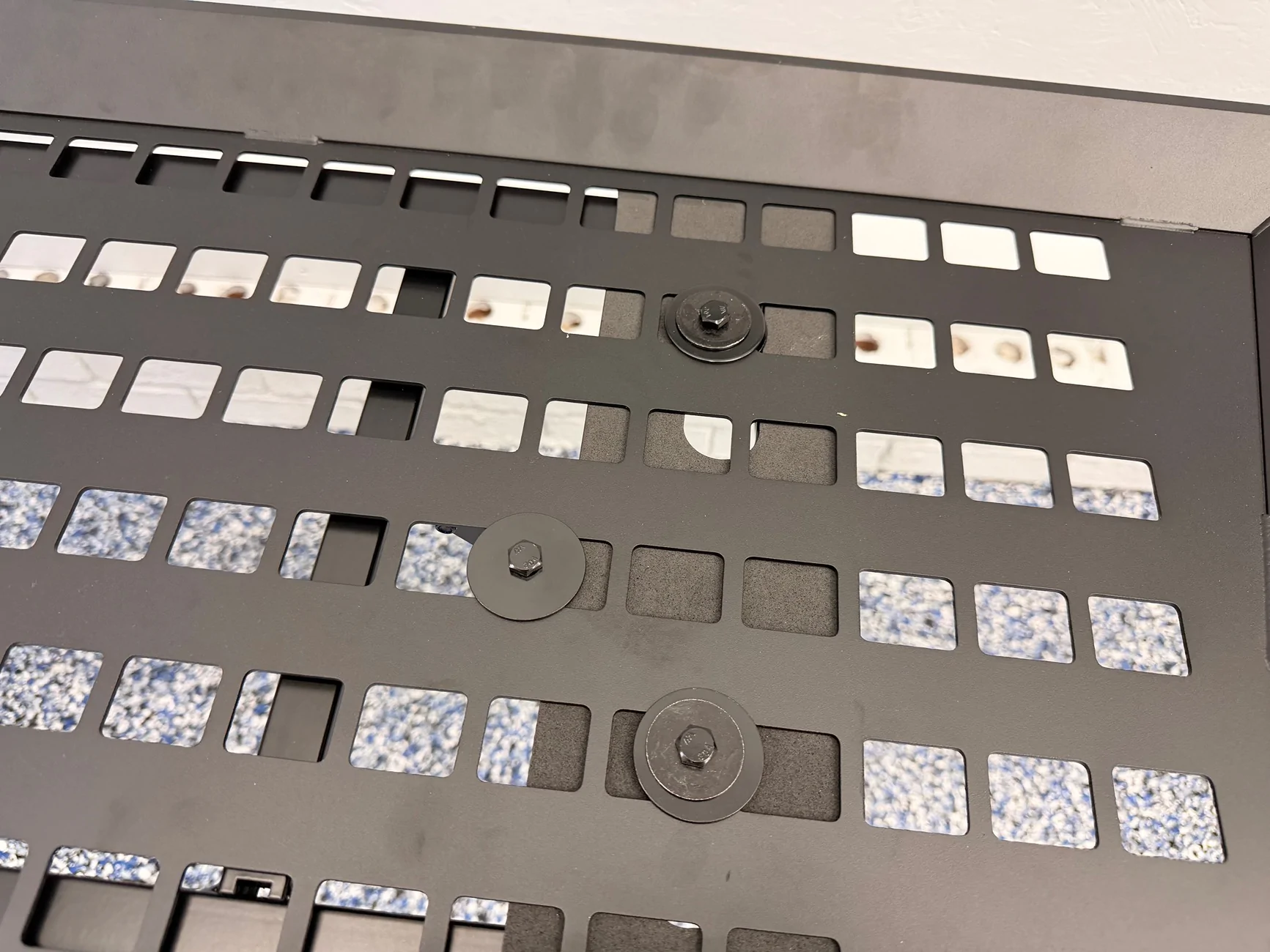 Tesla Cybertruck Vault Divider Folding Camp Table Mod IMG_4431