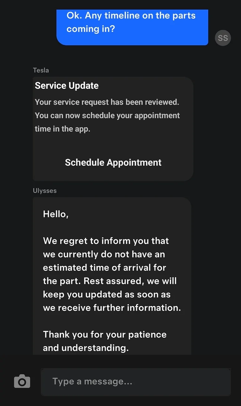 Tesla Cybertruck PCS Failure / 3-Month+ Wait—Anyone else pushing for a buyback? Lemon Law? Legal Action? 1000015975