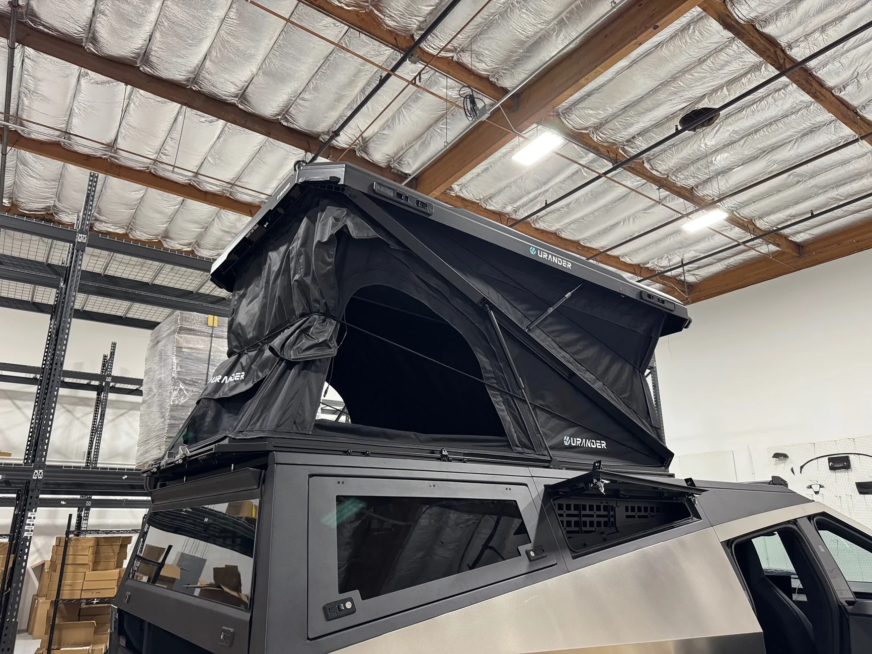 Tesla Cybertruck Introducing Urander CyberCamp Pano - 360° Panoramic Cybertruck Roof Top Tent RTT IMG_8204