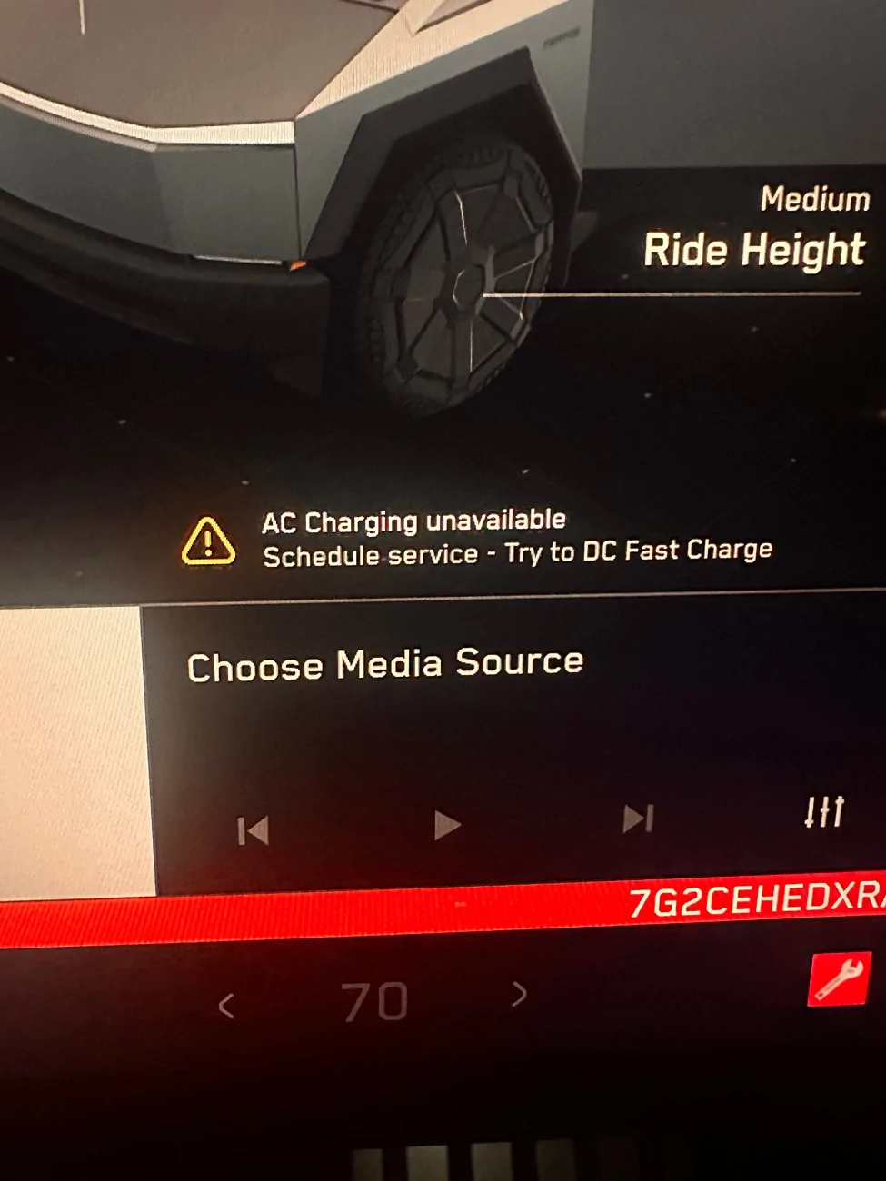Tesla Cybertruck Home Charging Power Drop IMG_6151