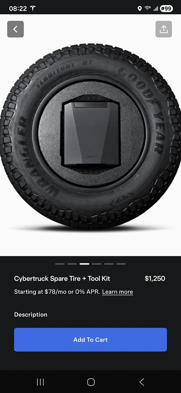 Tesla Cybertruck Cybertruck Tool Kit new in Tesla Shop Screenshot_20260509_082217_Tesla
