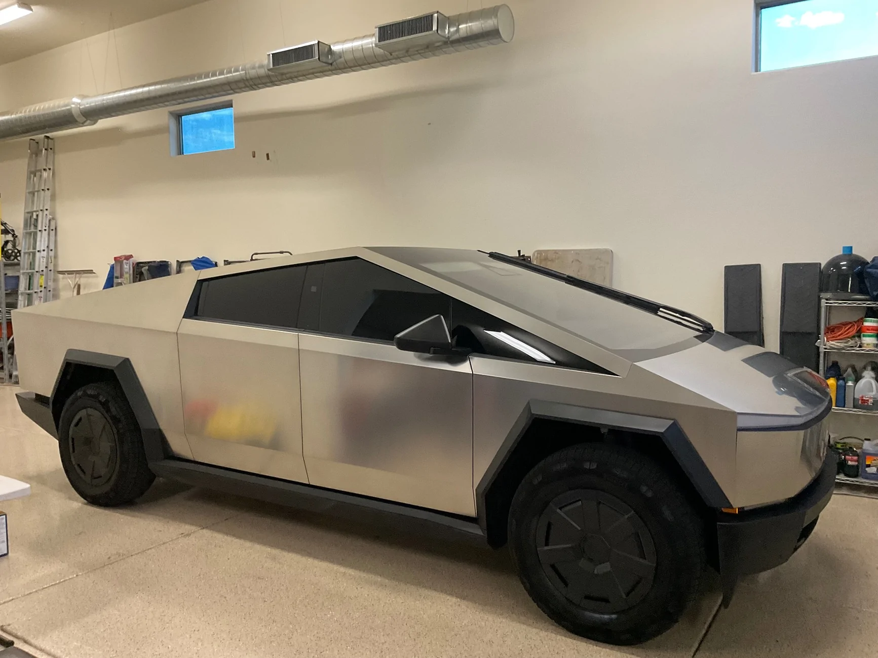 Tesla Cybertruck Vandalized hood, any idea how to get this out? [ADMIN WARNING: NO POLITICS] IMG_1076