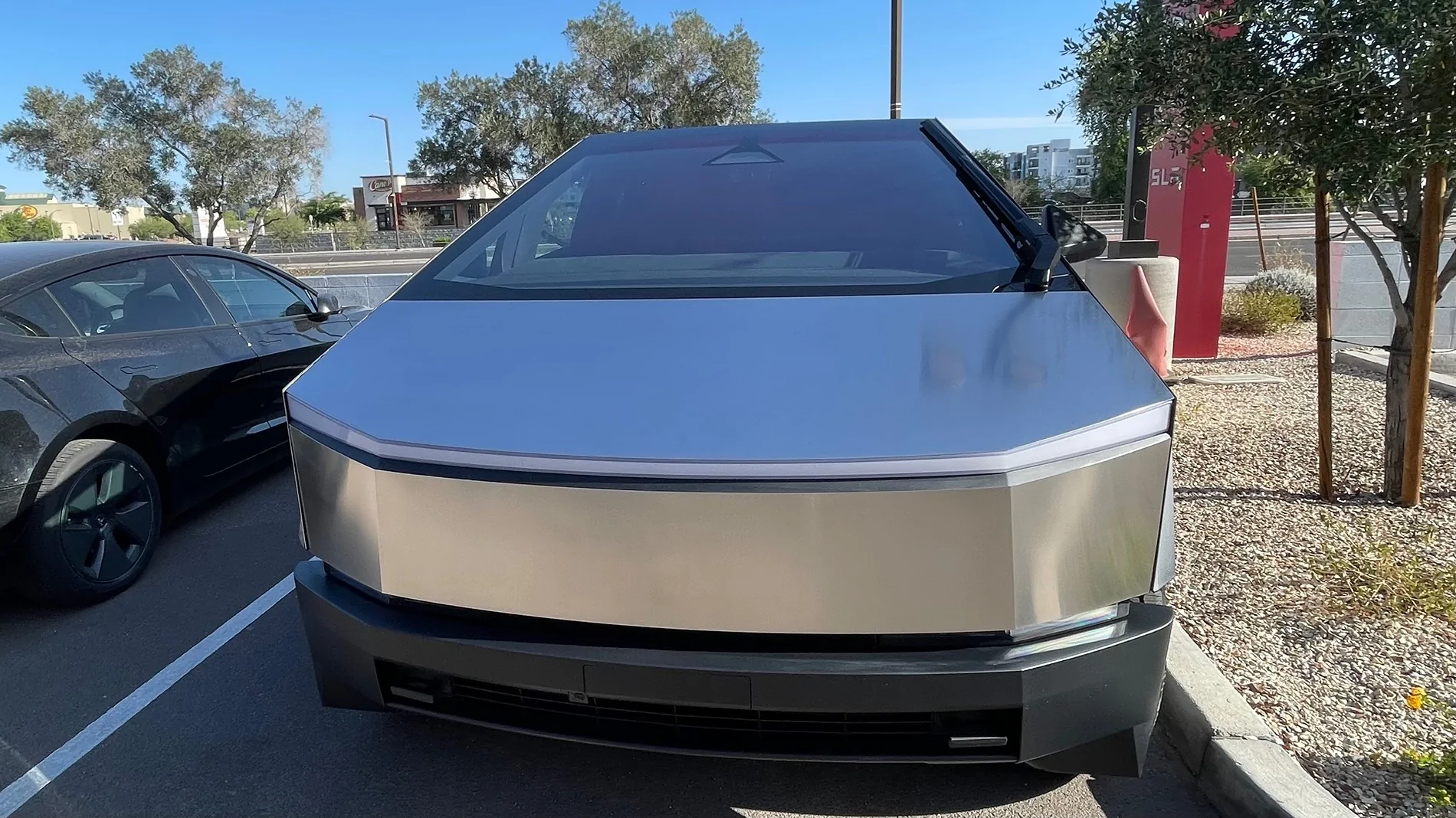 Tesla Cybertruck Vandalized hood, any idea how to get this out? [ADMIN WARNING: NO POLITICS] IMG_5684