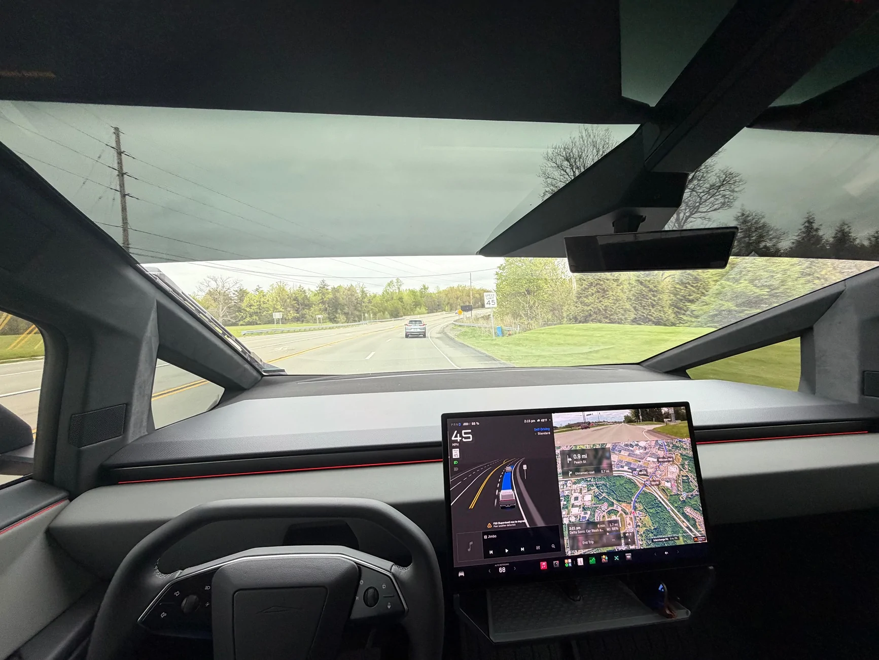 Tesla Cybertruck Windshield tint (upper part) IMG_8967