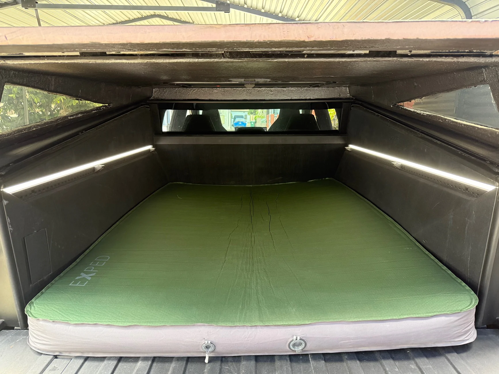 Tesla Cybertruck My DIY Insulated Geometric Cybertruck Camper Shell. Seeking Honest Feedback & Suggestions Wanted! IMG_3830