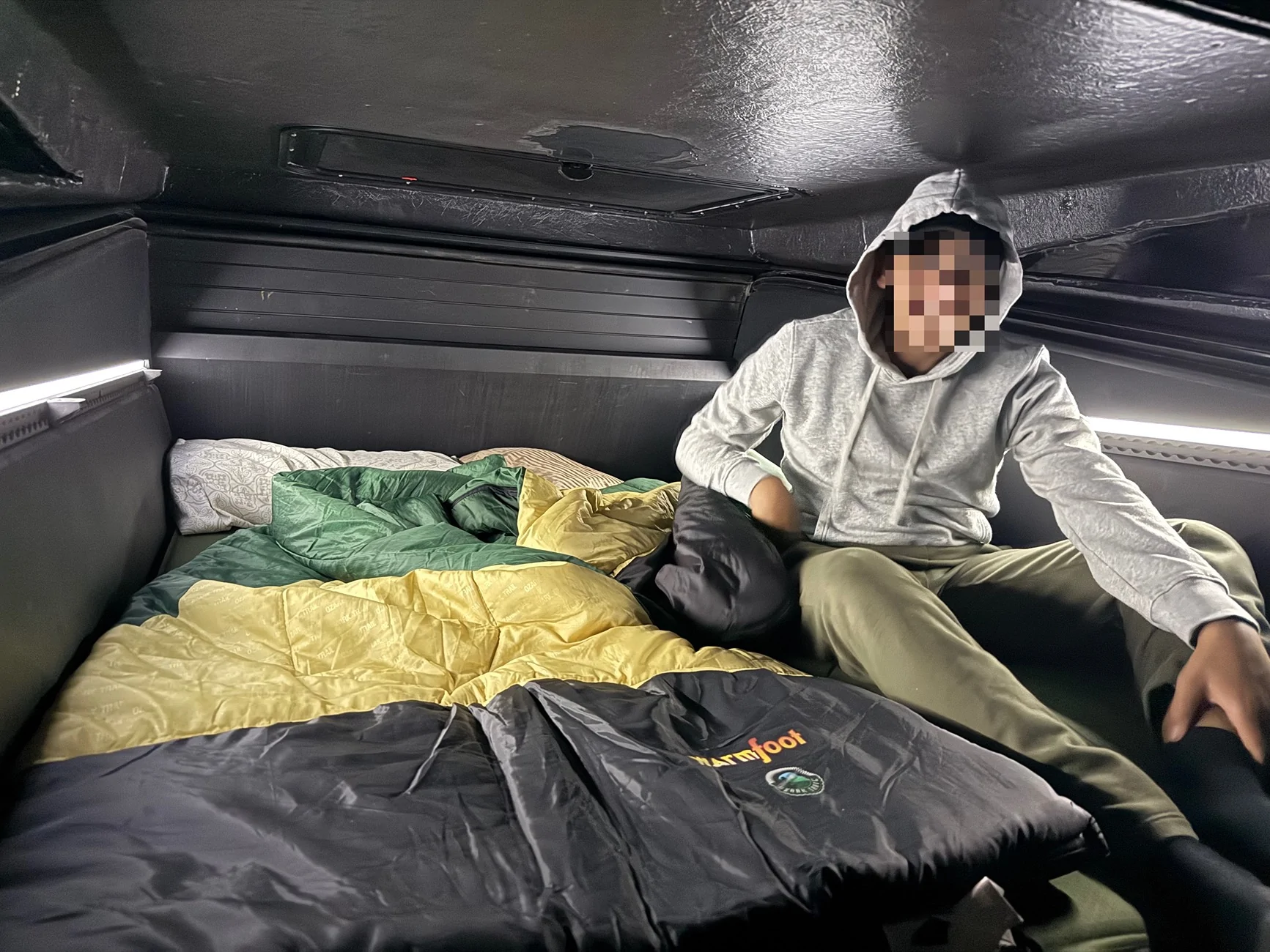 Tesla Cybertruck My DIY Insulated Geometric Cybertruck Camper Shell. Seeking Honest Feedback & Suggestions Wanted! IMG_3742