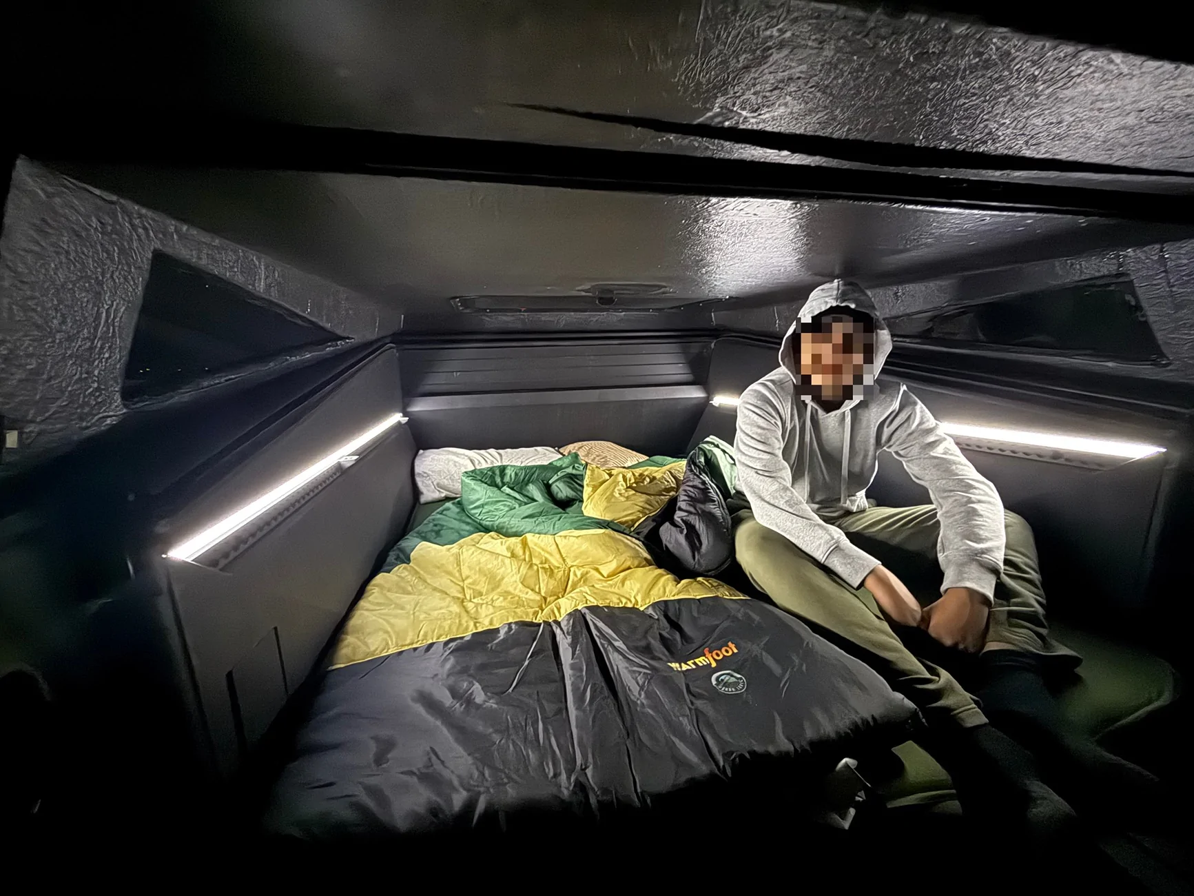 Tesla Cybertruck My DIY Insulated Geometric Cybertruck Camper Shell. Seeking Honest Feedback & Suggestions Wanted! IMG_3743