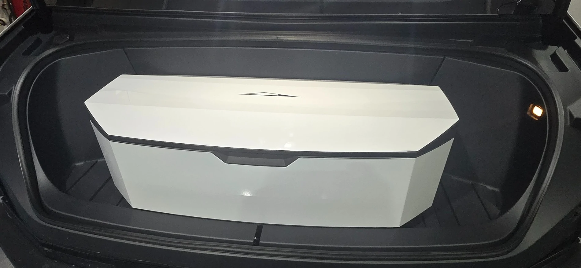 Tesla Cybertruck Vault Storage - what do you carry in your bed at all times?? Show me yours and I'll show you mine 20260518_210243