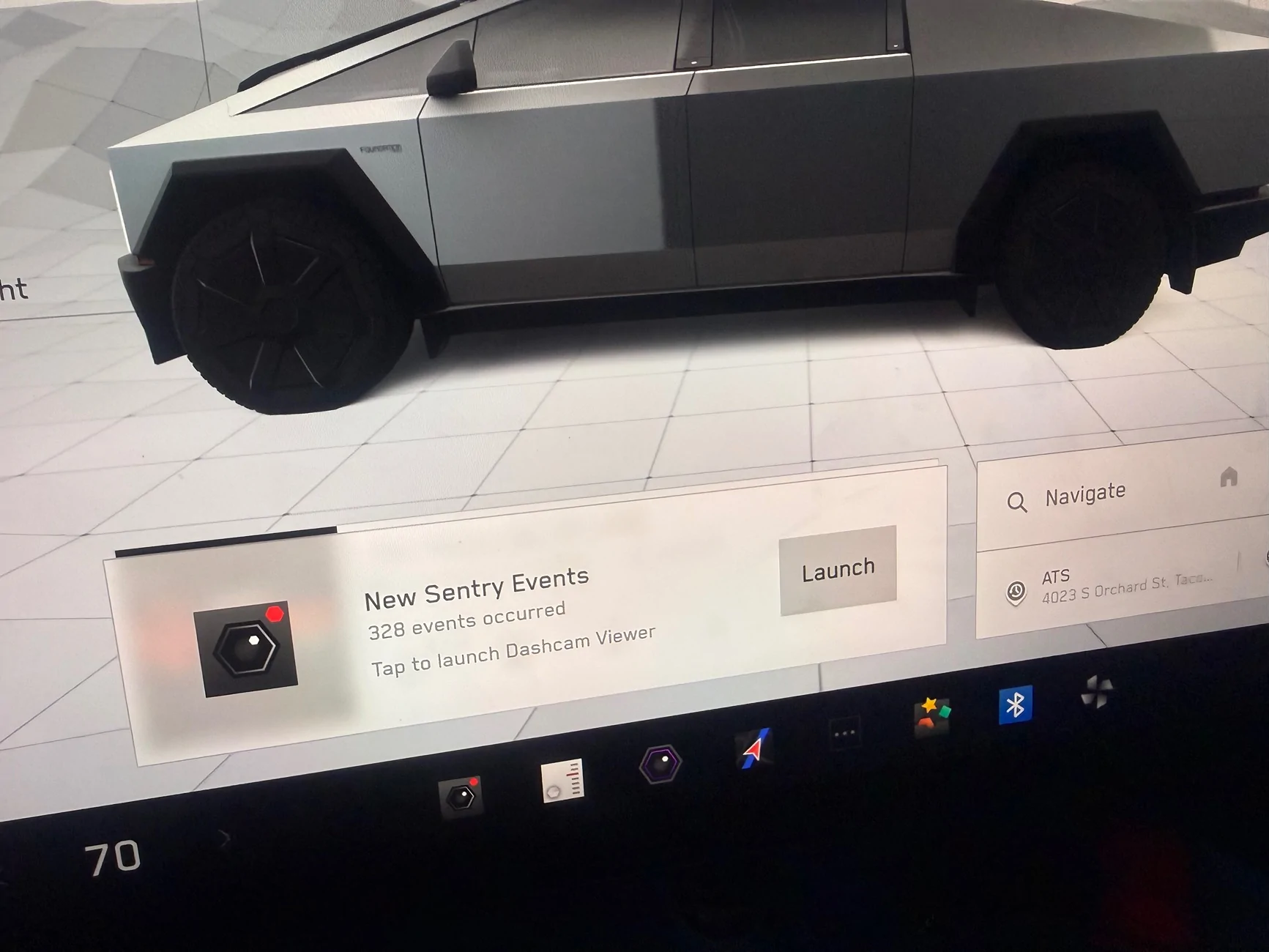 Tesla Cybertruck Excessive sentry alerts IMG_6542