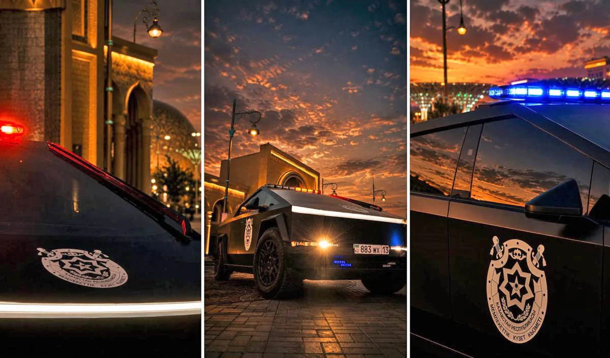 Tesla Cybertruck Kazakhstan adds Cybertruck to security fleet for global summit Kazakhstan adds Cybertruck to security fleet for global summit2