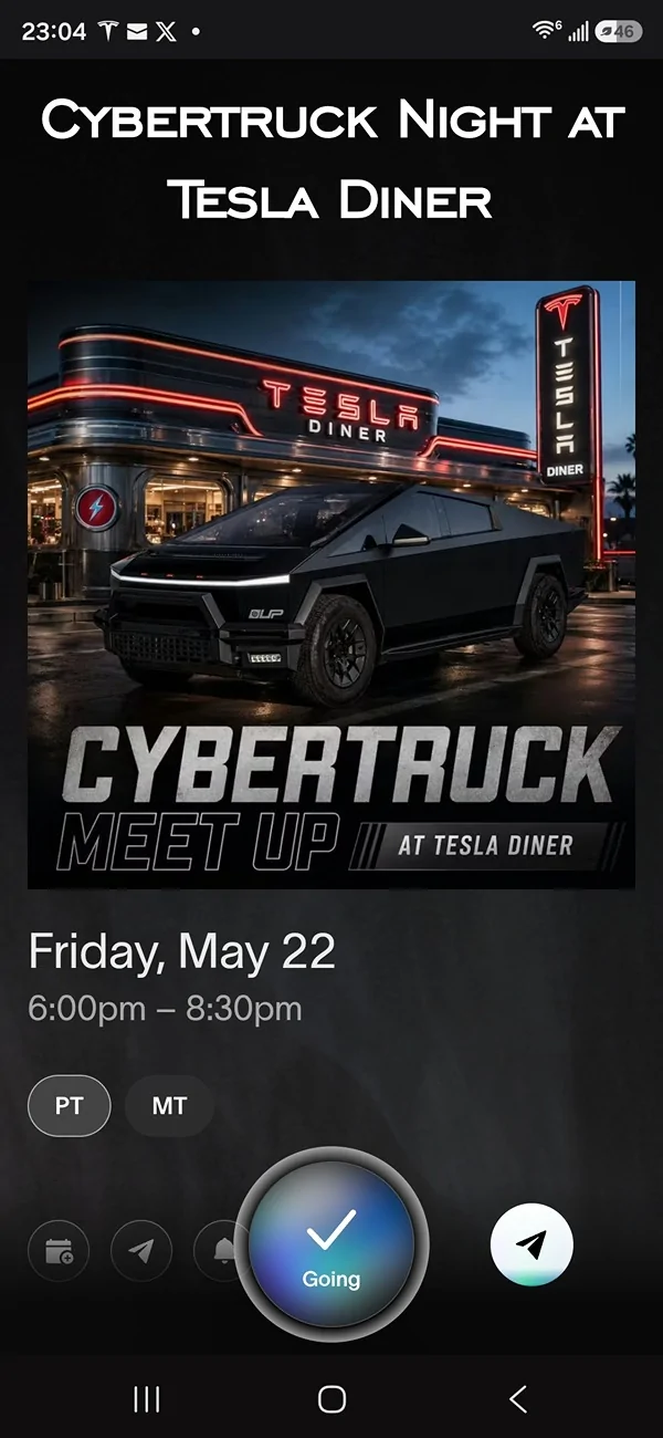 Tesla Cybertruck Daily random Cybertruck photos thread - Post Yours! 📸 🤳 Screenshot_20260520_230437_Chrom
