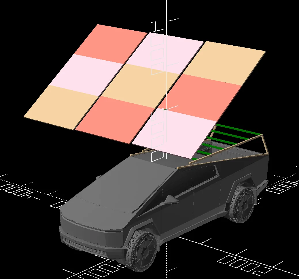Tesla Cybertruck My DIY Insulated Geometric Cybertruck Camper Shell. Seeking Honest Feedback & Suggestions Wanted! Screenshot From 2026-03-18 22-07-55--cro