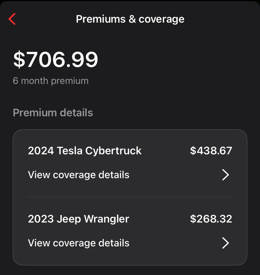 Tesla Cybertruck Cybertruck insurance comparable to Tesla IMG_6043